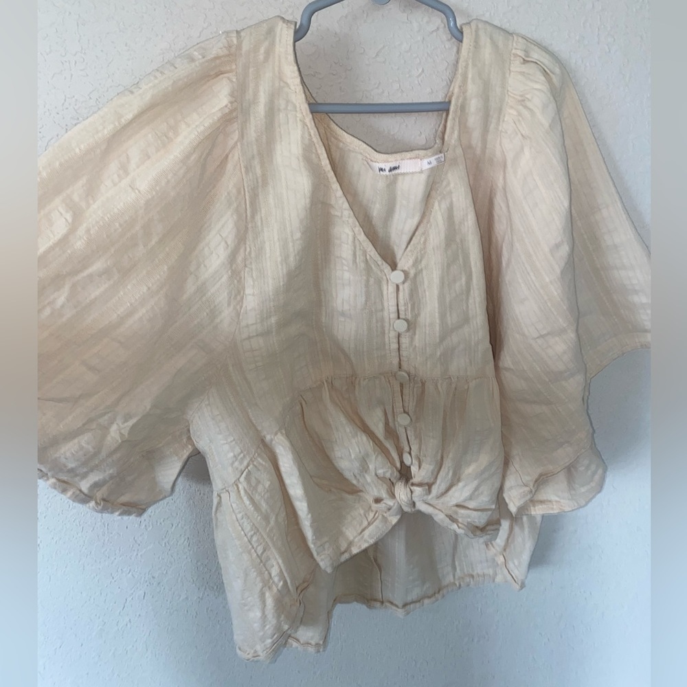 Beige Blouse
